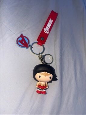 Wonder Woman Red Kids Keychain Accessory